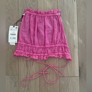 Zara open back Y2K style tank crop top size xs/small